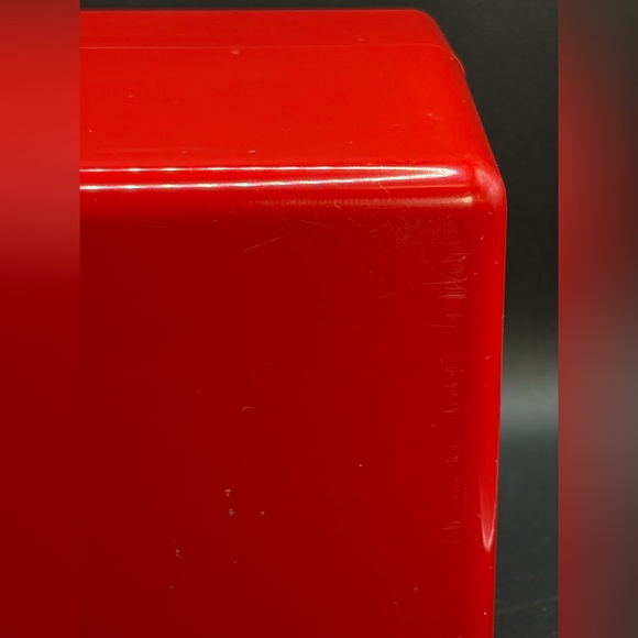 Interdesign Vintage MCM Red Hinged Storage Box, Jewelry Box, Keepsake Box, USA - Picture 15 of 15